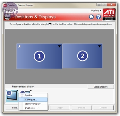 How To Fix Underscan in ATI's Catalyst Control Center Fixing Underscan in Catalyst Control Center