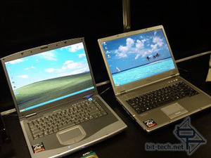 CeBIT 2004 Part 2 Sockets and Laptops and AMD