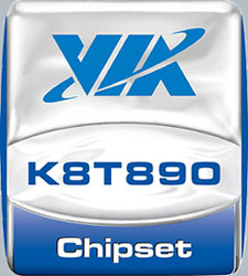 VIA's K8T890 AMD PCI Express platform The K8T890