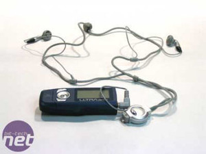 Ultra 8-in-1 MP3 Player The player in use