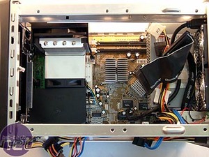 Shuttle SD31P Inside the chassis
