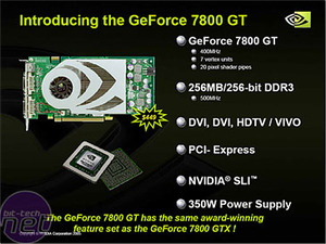 BFGTech & XFX GeForce 7800 GT GeForce 7800 GT