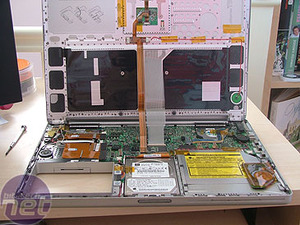 PowerBook disassembly Prise apart