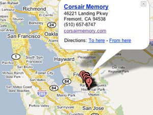 Corsair Memory Fremont California
