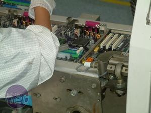 ECS Manufacturing in ShenZhen Mobo: Wave Soldering & Testing