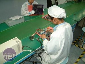 ECS Manufacturing in ShenZhen Mobo: Wave Soldering & Testing