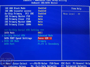 DFI Infinity 975X/G Back I/O & BIOS