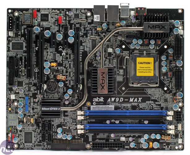 First Look: Abit AW9D-MAX Board Layout