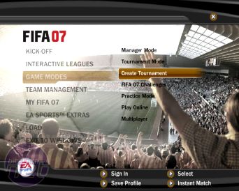FIFA 07 Online Features