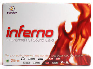 Sondigo Inferno 7.1 PCI Soundcard Sondigo Inferno 7.1