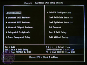 Abit AW9D-MAX Back I/O & BIOS