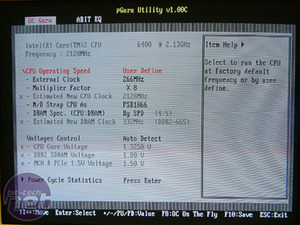 Abit AW9D-MAX Back I/O & BIOS
