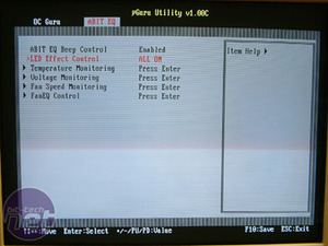 Abit AW9D-MAX Back I/O & BIOS