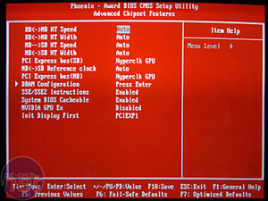 Abit Fatal1ty AN9 32X Rear I/O & BIOS