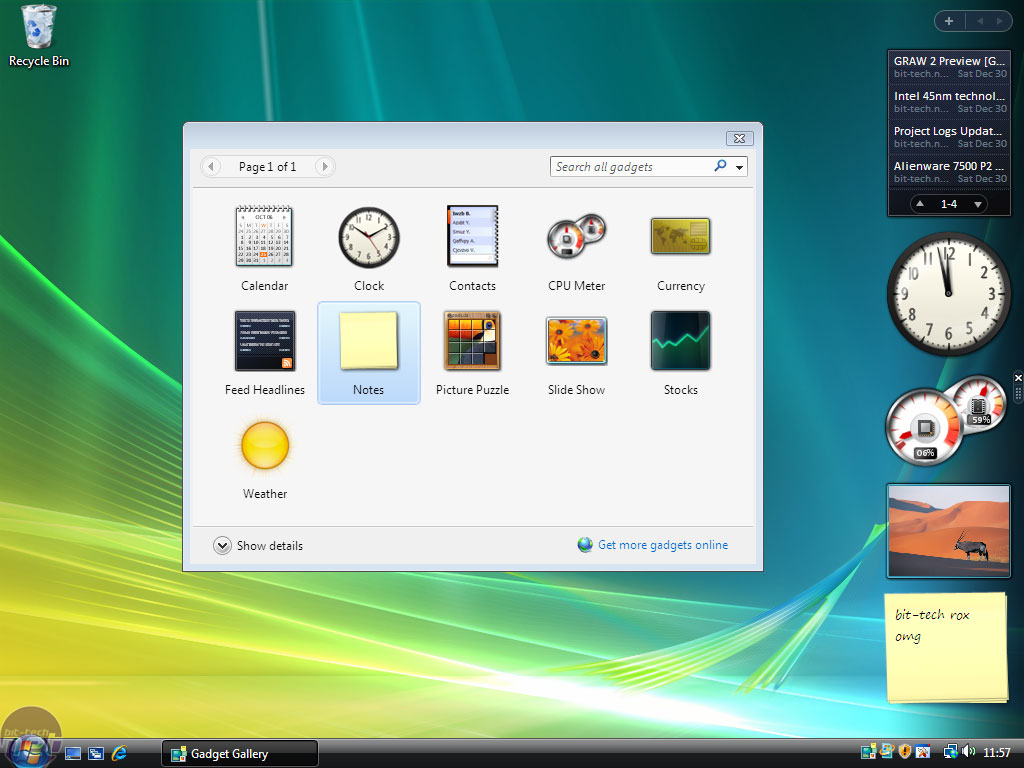 Windows 7: Vista Windows Sidebar - Reinstate on Windows 7