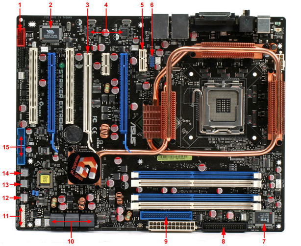 Asus Striker Extreme Board Layout & Features