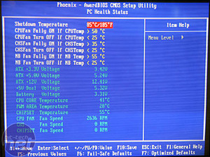 DFI LANParty UT ICFX3200 T2R/G BIOS Continued