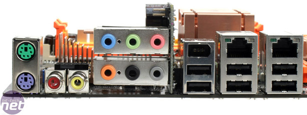 DFI LANParty UT ICFX3200 T2R/G Rear I/O & BIOS