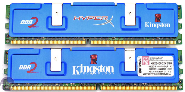 Kingston vs OCZ DDR2-800MHz Memory Kingston HyperX PC6400