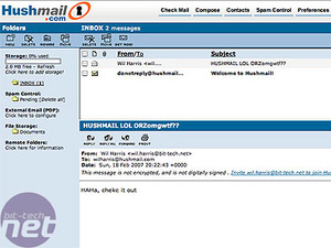 The best webmail services Hushmail