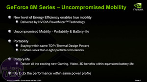 Intel Santa Rosa mobile platform Discrete Mobile Graphics from Nvidia