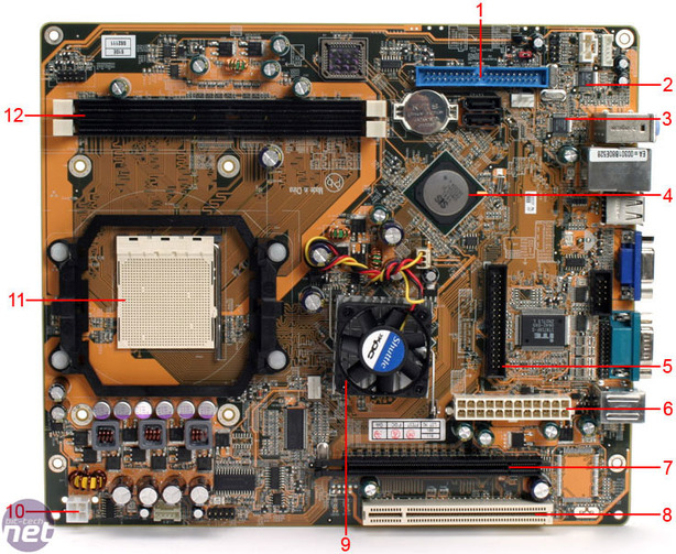 Shuttle SS21T The Motherboard
