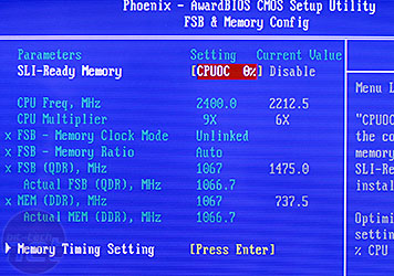 XFX nForce 680i SLI Rear I/O & BIOS