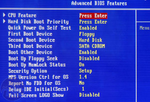 Abit IP35 Pro Rear I/O & BIOS