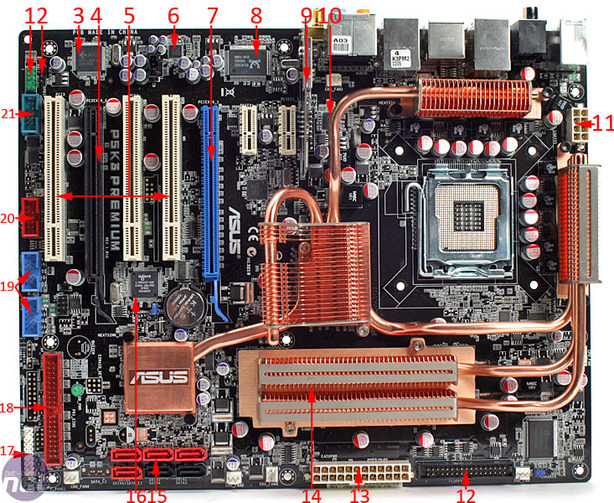 Asus P5K3 Premium: Part 1 Board Layout