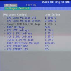 Abit IX38 QuadGT Rear I/O and BIOS