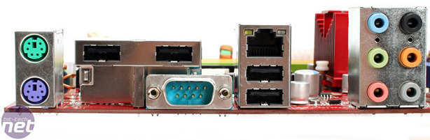 MSI K9A2 CF Rear I/O and BIOS