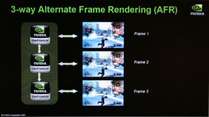 First Look: Nvidia 3-way SLI on nForce 680i More detail on 3-way SLI