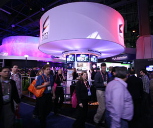 The Sony booth was the source of a few shakeups this time.