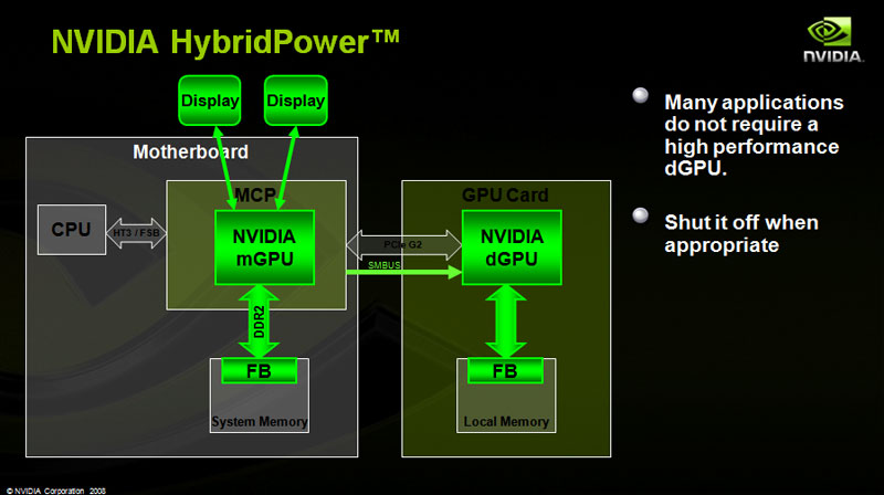 The PureVideo HD features in the GeForce 8200 are also in the nForce 700a series mGPUs