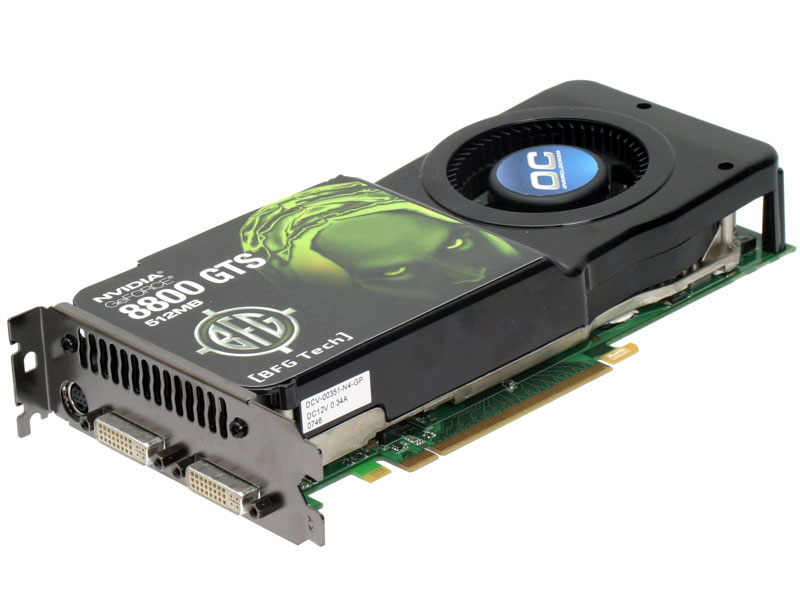 BFG Tech GeForce 8800 GTS OC 512MB bit tech