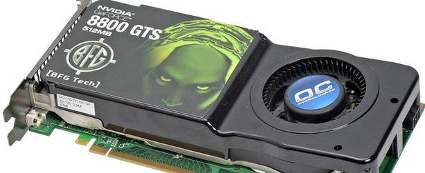 BFG Tech GeForce 8800 GTS OC 512MB Test Setup