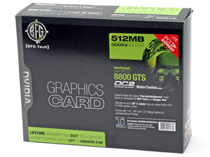 BFG Tech GeForce 8800 GTS OC 512MB BFG Tech GeForce 8800 GTS OC2 512MB Watercooled