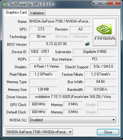 Driver nvidia geforce 7100 best sale nforce 630i