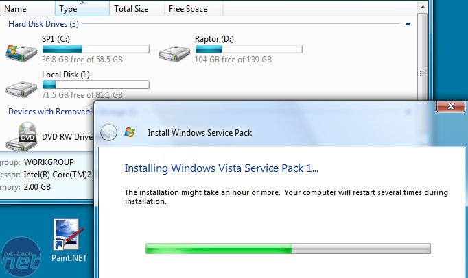 Windows Vista SP1 Core Performance Microsoft Windows Vista SP1: What has changed?