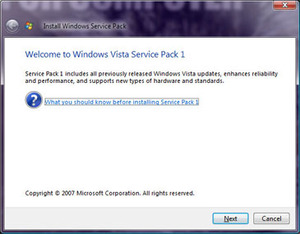 Windows Vista SP1 Gaming Performance