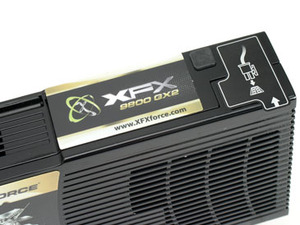 XFX Nvidia GeForce 9800 GX2 600M 1GB Let there be light...