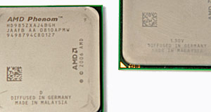 AMD's Phenom X4 9850, 9750 and 9550 CPUs