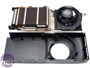 Nvidia GeForce 9800 GTX 512MB Under the heatsink