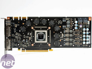 Nvidia GeForce 9800 GTX 512MB Under the heatsink