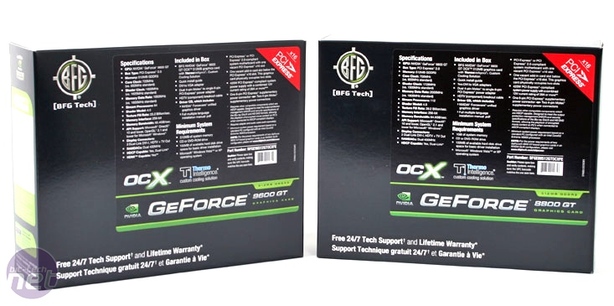 BFG Tech 8800 GT OCX & 9600 GT OCX BFG Tech GeForce 8800 GT OCX and 9600 GT OCX