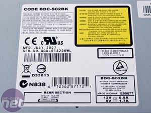 Pioneer BDC-SO2BK Blu-ray Drive Black on the outside, Blu on the inside