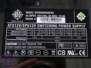 BFG ES Series 800W PSU 800W of Shiny, Shiny, Shininess