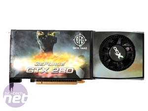 Pre-OC Nvidia GeForce GTX 280 and 260 BFG GeForce GTX 280 OCX