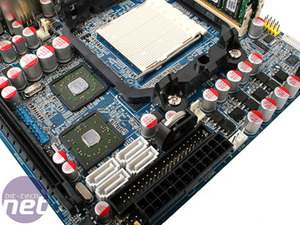 J&W MINIX 780G mini-ITX HTPC mobo Board Layout