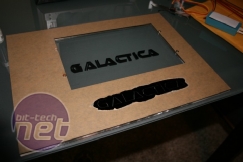 Battlestar Galactica Case Mod by Boddaker Keyboard, Monitor and 10